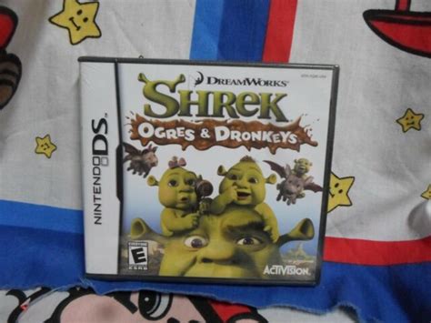 Nintendo Ds Shrek Ogres And Dronkeys Game Brand New Sealed Ebay