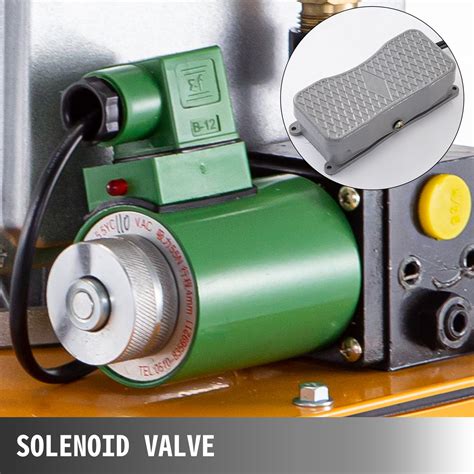 vevor electric hydraulic pump  singledouble acting solenoidmanual valve eur