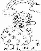 Lamb Lambs Getdrawings sketch template