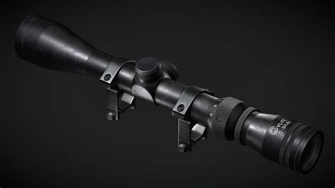 Sniper Scope Cvlife Tactical 3 9x40 3d Model By Fedor Sokol