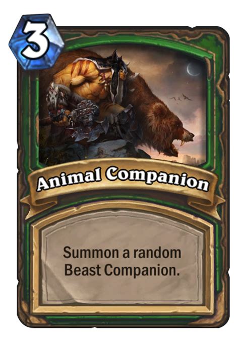animal companion hearthstone top decks