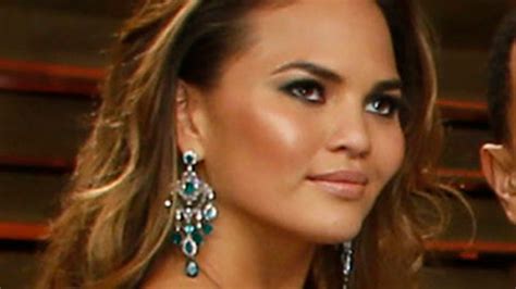 Chrissy Teigen Has Wardrobe Malfunction At The Super Bowl Fox News