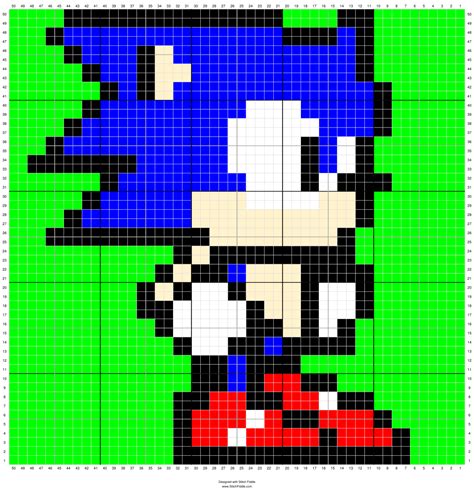 pixel art grid sonic pixel art grid gallery   porn website