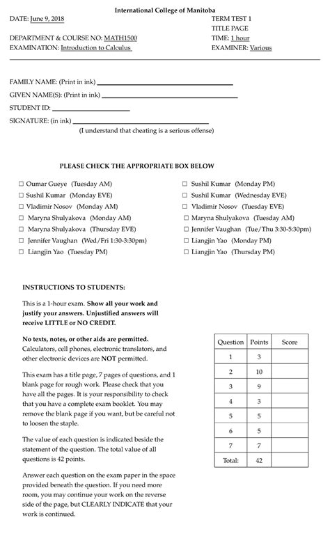 midterm 2018 answers international college of manitoba term test 1