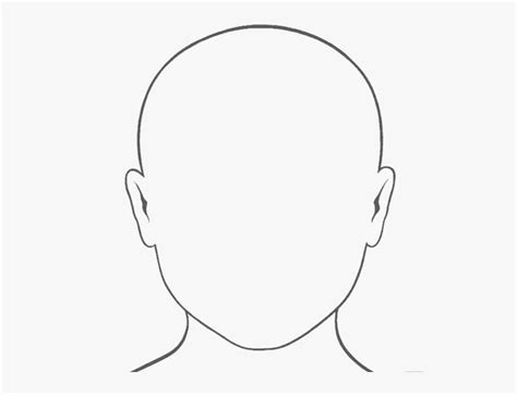 blank face png photo  portrait coloring pages  transparent