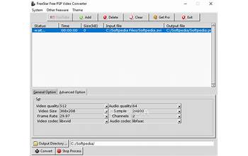 FreeStar 3GP Converter screenshot #2