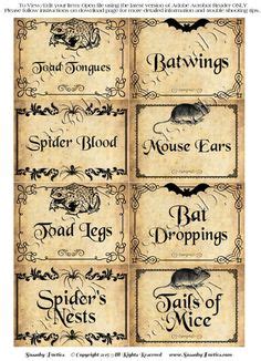 harry potter party  blank food labels harry potter birthday