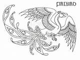 Phoenix Coloring Pages Bird Firebird Embroidery Celtic Usni Ari Deviantart Getdrawings Patterns Printable источник Getcolorings 780px 1023 46kb sketch template