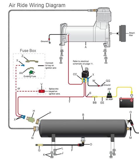 air suspension wiring diagram manual air ride management kit wiring  vw technical air