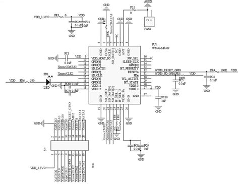 circuit connection diagram  wi fi module  scientific diagram