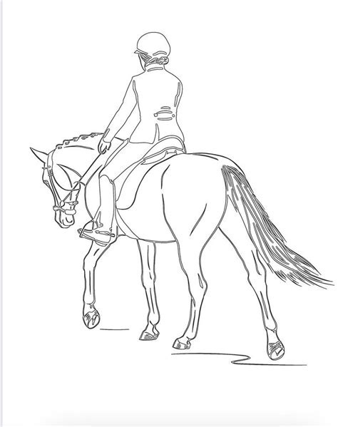 real horse riding coloring pages  print book  kids