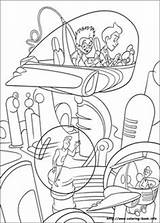 Robinsons Meet Coloring Pages Disney Kids Colouring Robinson Los Cartoon sketch template
