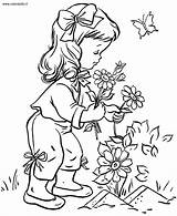 Primavera Disegni Flowers Colorare Bambini Raisingourkids Sulla Fioriti Prati Picking Learningprintable Coloringhome sketch template