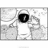 Coloring Astronaut Xcolorings sketch template
