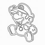 Mario Coloring Paper Pages Super Printable Color Getcolorings Print sketch template