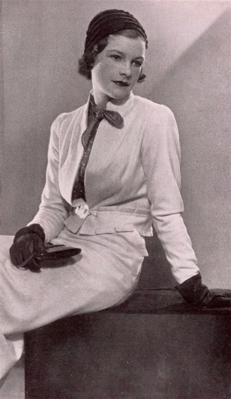 Pin By 1930s 1940s Women S Fashion On 1930s Suits Glamour Fashion