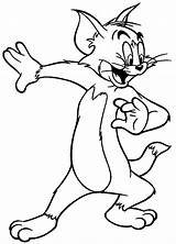 Tom Coloring Jerry Cat Book Clipart Print Books Library sketch template