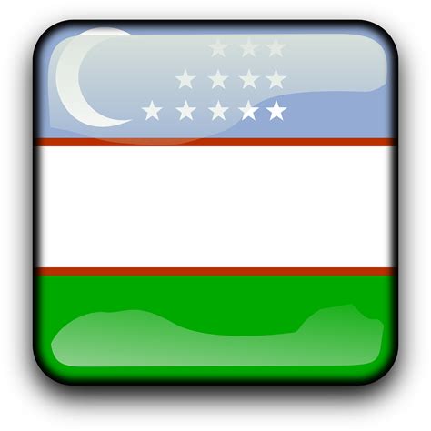 Imagem Da Foto Da Bandeira De Uzbekistan Png Png Play