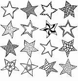Doodles Zentangle Zentangles Sterne Coloring sketch template