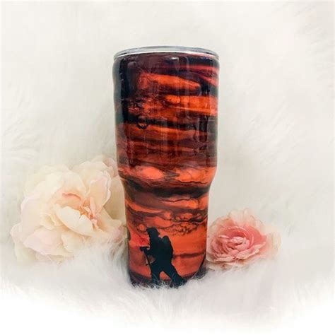 stainless steel firefighter tumbler alcohol ink fire yeti fire tumbler fireman epoxy tumbler