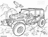 Coloring Pages Cherokee Getdrawings Jeep sketch template