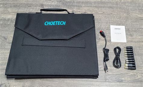 Choetech Portable Solar Panel Charger Review The Gadgeteer
