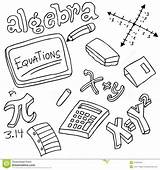 Algebra Clipart Equations Math Clip Drawings Symbols Equation Dibujos Pre Maths School Objects Coloring Illustration Clipground Pages Matematicas Para Caratulas sketch template