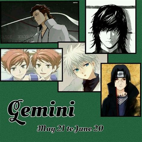 gemini anime characters anime characters random  posters movies