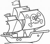Pirate Coloring Navio Kleurplaat Barcos Boten Navios Barco Sails Kleurplaten Pirata Piratenboot Piraten Comofazeremcasa Sailboat Atividades Jolly Acessar Artigo Schip sketch template