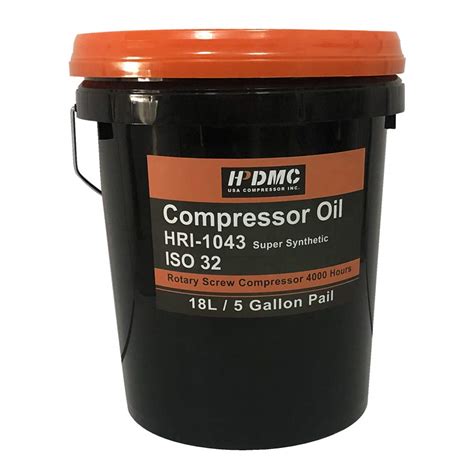 buy hpdmc iso  grade synthetic based compressor lubricant standard
