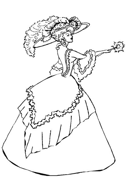 pretty girl coloring pages coloring home