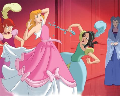 cinderella story disney princess stepmother and her daughters drizella anastasia hd wallpaper