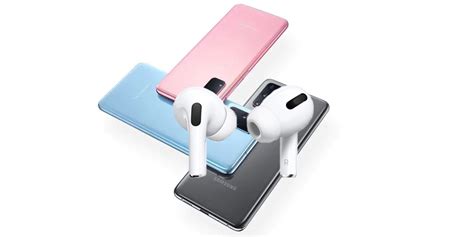 apples airpods  samsung galaxy phones