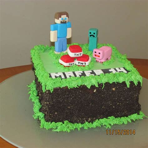 pastel de minecraft cake beautiful cakes baking