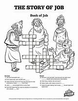 Job Bible Activities Sunday School Story Crossword Kids Printable Puzzles Lesson Book Children Worksheets Lessons Sharefaith Teaching Kid Crafts Stories sketch template