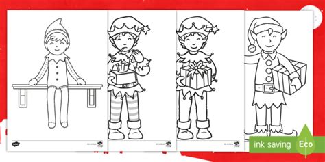 elf colouring pages twinkl christmas colouring father sheet twinkl