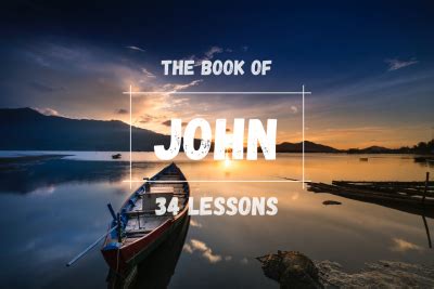john bible study guide    lessons  questions