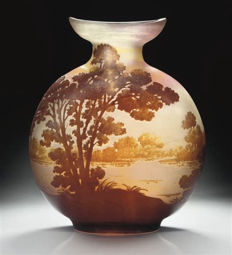 Emile GallÉ A Cameo Glass Landscape Vase Circa 1900 Christie S