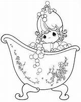 Bathtub Coloring Pages Getcolorings Colouring sketch template