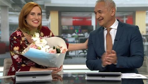 newshub s samantha hayes surprised by mike mcroberts during last show