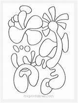 Abstract Coloring Pages Kids sketch template
