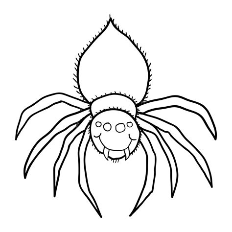 halloween spider coloring pages printable