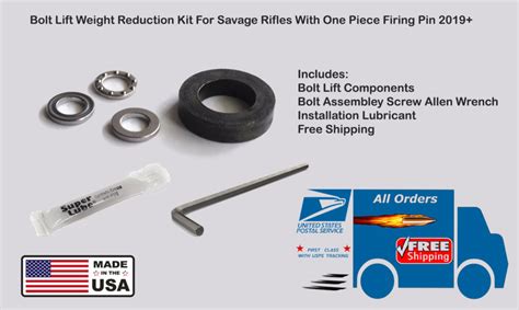 bolt lift weight reduction kit  savage rifles   piece firing pin
