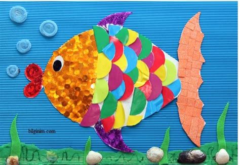 fish craft idea  kids crafts  worksheets  preschooltoddler