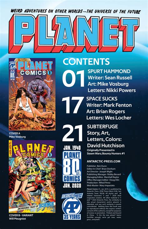 Planet Comics 01 Viewcomic Reading Comics Online For Free 2019