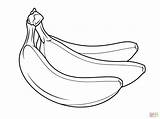 Banana Coloring Sheet Tree Printables Pages Kids sketch template