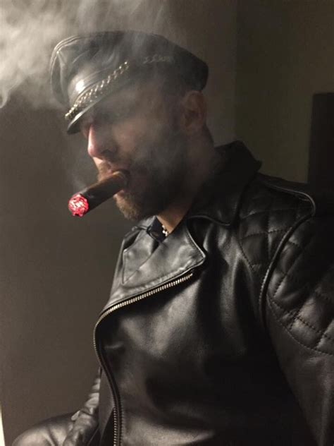 Gay Leather Cigar Job Porn