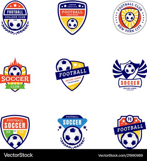 football club logo royalty  vector image vectorstock
