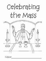 Mass Catholic Coloring Pages Book Celebrating Parts Kids Children Sketch Activities Teaching Template School Activity Worksheet Choose Board Looktohimandberadiant Ccd sketch template
