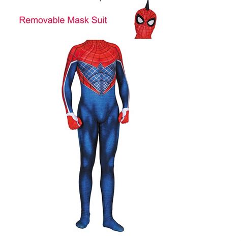 new game spider punk costume 3d print spandex marvel spiderman suit
